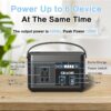 Portable Power Station P86,88.8Wh LiFePo4 Battery,with 120W AC Outputs, Solar Generator For Travel And Camping