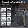 Car Battery Starter With Air Compressor 12V 4000A Car Battery Starter Digital Tire Inflator