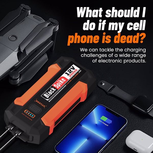Portable Power Bank, 12000mAh 12V Portable Power Bank UT1200, Shipped From FBA Warehouse,Prohibited Platform Walmart Temu
