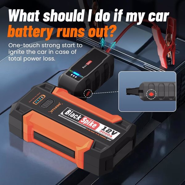 Portable Power Bank, 12000mAh 12V Portable Power Bank UT1200, Shipped From FBA Warehouse,Prohibited Platform Walmart Temu